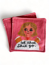Load image into Gallery viewer, Mug Rugs Large, Fabric cotton coasters,