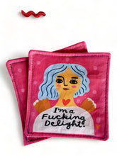 Load image into Gallery viewer, Mug Rugs Large, Fabric cotton coasters,