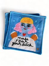 Load image into Gallery viewer, Mug Rugs Large, Fabric cotton coasters,