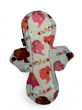 Load image into Gallery viewer, 10 inch heavy absorbency reusable pads, sanitary napkins, reusable pads, silhouettes, cotton topper