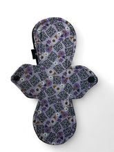 Load image into Gallery viewer, 10 inch heavy absorbency reusable pads, sanitary napkins, reusable pads, sweary, zero effs given, pique performance