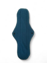 Load image into Gallery viewer, 16-Inch Charcoal Bamboo Overnight Pad, Heavy Absorbency Reusable Menstrual Pad with Wraparound Wing, Cloth Sanitary Napkin for Heavy Flow