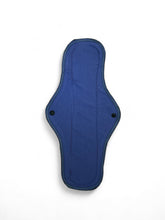 Load image into Gallery viewer, 14-Inch Reusable Overnight Pad - Bamboo, moderate Eco-Friendly Sanitary Napkin with Wraparound Wings for Heavy Flow - Very Peri Color