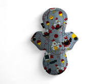 Load image into Gallery viewer, 12” Heavy Absorbency Reusable Pads - Cotton Topper with Bamboo Core, Water-Resistant Fleece Bottom, Eco-Friendly Reusable Pads, Chickens