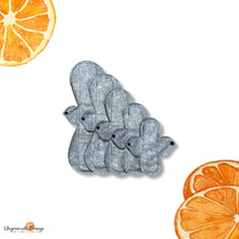 Load image into Gallery viewer, 14, inch moderate absorbency reusable pads, sanitary napkins, reusable pads, mushrooms, cotton topper, washable period pad, gift