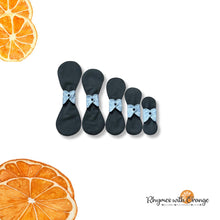 Load image into Gallery viewer, 14, inch moderate absorbency reusable pads, sanitary napkins, reusable pads, mushrooms, cotton topper, washable period pad, gift