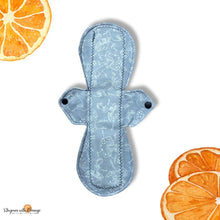 Load image into Gallery viewer, 12 in. heavy or moderate absorbency reusable pads, sanitary napkins, reusable pads, mushrooms, cotton topper, washable period pad, gift