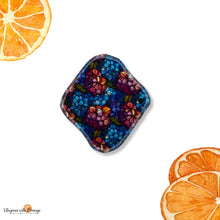 Load image into Gallery viewer, Floral Reusable Cloth Pad: Organic Bamboo Heavy Absorbency (8 inch)