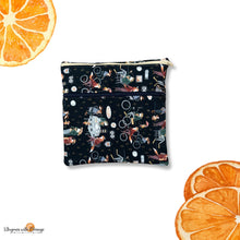 Load image into Gallery viewer, Reusable Pad Bag, Cloth Pad Wrapper, Cloth Pad Wet Bag, Waterproof Pad Bag, Sanitary Pad Bag, Waterproof Pouch, Pad Pouch,Dapper Den