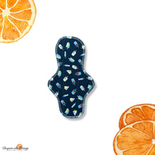 Load image into Gallery viewer, 10 inch assymetrical heavy absorbency reusable cotton pads, sanitary napkins, reusable pads, popsicles, front bleeder, back bleeder pad