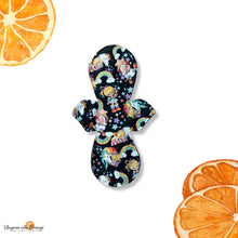 Load image into Gallery viewer, 12 inch heavy absorbency reusable cotton pads, sanitary napkins, reusable pads, washable cotton pads, leakproof periods, 80s cartoons