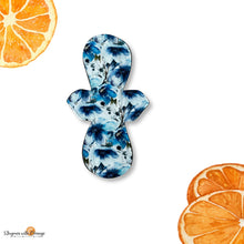 Load image into Gallery viewer, 10 inch moderate reusable Cloth Pads, Cotton Topper, and Water-Resistant - Comfortable and Sustainable Sanitary Napkins, blue watercolour