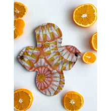 Load image into Gallery viewer, 8 inch moderate liner absorbency reusable cotton pads, sanitary napkins, reusable pads, sunshine, teenager gift, women’s gift