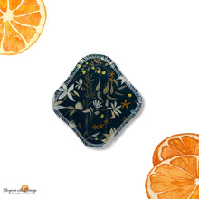 Load image into Gallery viewer, 6 Inch Reusable Cloth Pad: Organic Bamboo, moderate Absorbency, Night Swim