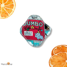 Load image into Gallery viewer, 6 Inch Reusable Cloth Pad: Organic Bamboo, moderate Absorbency, Elephant cartoon