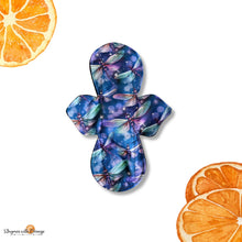 Load image into Gallery viewer, 10 Inch Reusable Cloth Pad: Moderate Absorbency, neon dragonfly