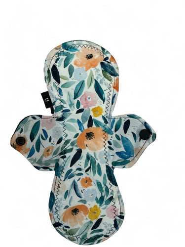 10 Inch Pad, Reusable Fabric Pad, Menstrual Pad, Sustainable Period Pad, Cotton Period Pad, Eco Friendly Pads, Cloth Sanitary Pads