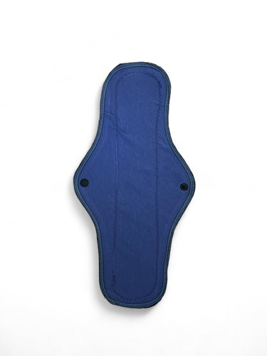 14-Inch Reusable Overnight Pad - Bamboo, moderate Eco-Friendly Sanitary Napkin with Wraparound Wings for Heavy Flow - Very Peri Color