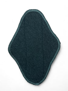 10" Reusable Plus Size Period Pads with Wings, Heavy Flow Bamboo Menstrual Pads, Eco-Friendly Washable Sanitary Napkin, Leak-Proof Cloth Pad