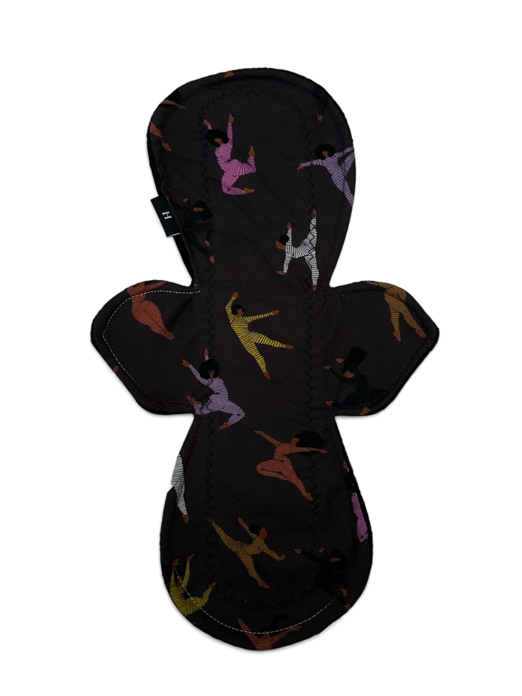 Reusable Cloth Pad (Heavy): Organic Bamboo Core, Cotton Topper-8”