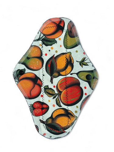 10 Inch Pad, Peach Cloth Pad, Sustainable Period Pad, Winged Pad, Cloth Period Pad, Organic Cotton Pad, Bamboo Pad, Reusable Panty Liner