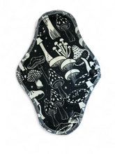 Load image into Gallery viewer, 10 Inch Pad, mushroom Cloth Pad, Sustainable Period Pad, Winged Pad, Cloth Period Pad, Organic Cotton Pad, Bamboo Pad, Reusable Panty Liner
