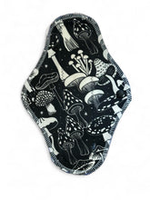 Load image into Gallery viewer, 8 Inch Pad, mushroom Cloth Pad, Sustainable Period Pad, Winged Pad, Cloth Period Pad, Organic Cotton Pad, Bamboo Pad, Reusable Panty Liner
