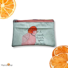 Load image into Gallery viewer, Wet Bag-leak proof, 6x9, zipper closure, lined pouch, eco friendly bag, pad pouch, sanitary pad pouch, travel bag with sassy sayings, gifts
