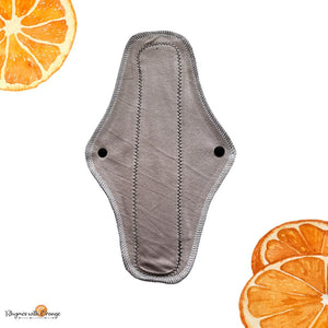 12 inch natural coloured heavy absorbency reusable cloth pads, sanitary napkins, menstrual pads, organic bamboo topper, pantyliners