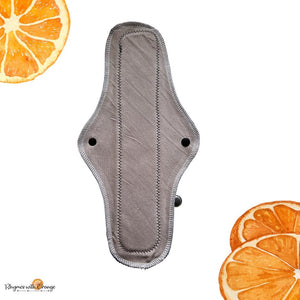 14 inch natural coloured heavy absorbency reusable cloth pads, sanitary napkins, menstrual pads, organic bamboo topper, pantyliners