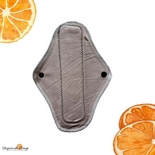 10 inch natural coloured moderate absorbency reusable cloth pads, sanitary napkins, menstrual pads, organic bamboo topper, pantyliners