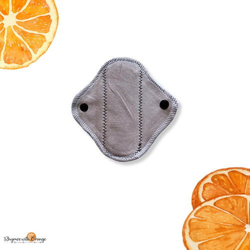 6 inch natural coloured heavy absorbency reusable cloth pads, sanitary napkins, menstrual pads, organic bamboo topper, pantyliners