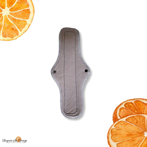 16 inch natural coloured moderate absorbency reusable cloth pads, sanitary napkins, menstrual pads, organic bamboo topper, pantyliners