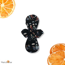 Load image into Gallery viewer, 14” moderate Absorbency Reusable Cloth Pads, Cotton Topper, and Water-Resistant - Comfortable and Sustainable Sanitary Napkins, Dapper Den
