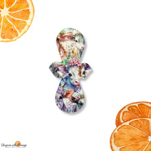 Load image into Gallery viewer, 10 Inch Reusable Cloth Pad: Cotton Topper, Pretty Cows
