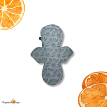Load image into Gallery viewer, Moderate Absorb Reusable Pads with, Cotton Topper, and Water-Resistant - Comfortable and Sustainable Sanitary Napkins, blue cone flower
