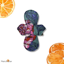 Load image into Gallery viewer, 8 Inch Reusable Cotton Pad: Moderate Absorbency, Teal Spring
