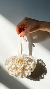 Organic Cotton Shower Pouf